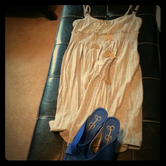 Old Navy Rope Dress Grey NWOT