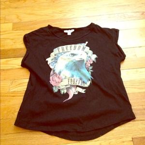 Over sized graphic tee