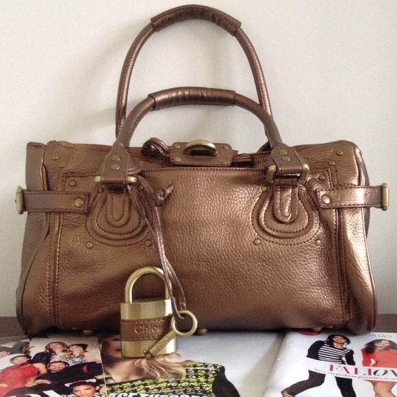 Chloe Style Padlock Handbag