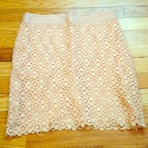Beautiful pink lace skirt