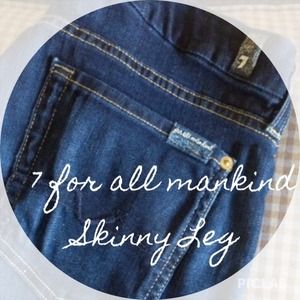7 for all mankind skinny leg jean