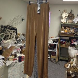 Golden Brown Shimmer Pants