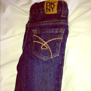 Bundled little girl's ck jacket 3t& dkny jeans 4t