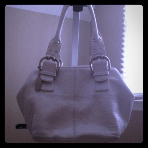 White handbag
