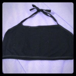 Mesh back black bandeau