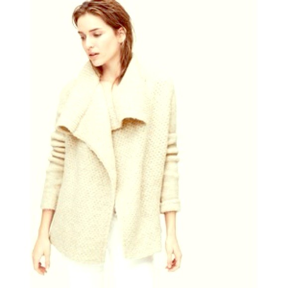 Drape Hem Open Cardigan