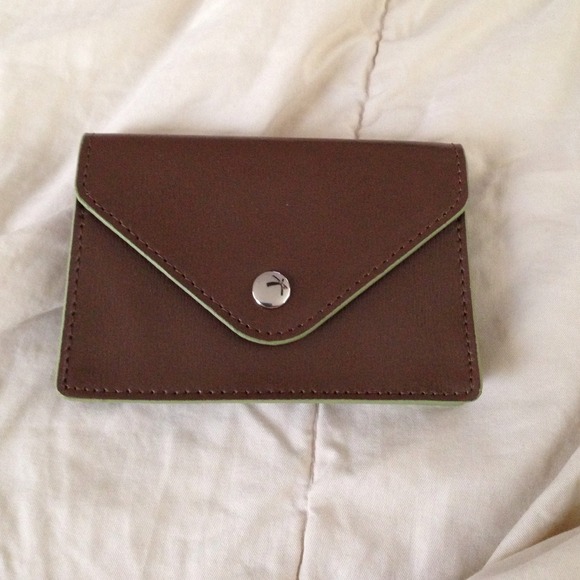 Brown credit card wallet