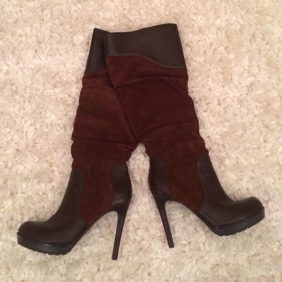 Jessica Simpson Boots and mod necklace bundle