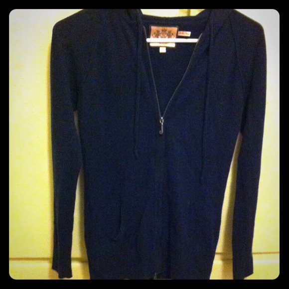 Navy blue juicy couture zip up