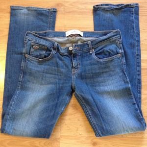 Hollister Jeans & hollister long sleeves red shirt