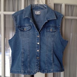 Sz xl denim vest