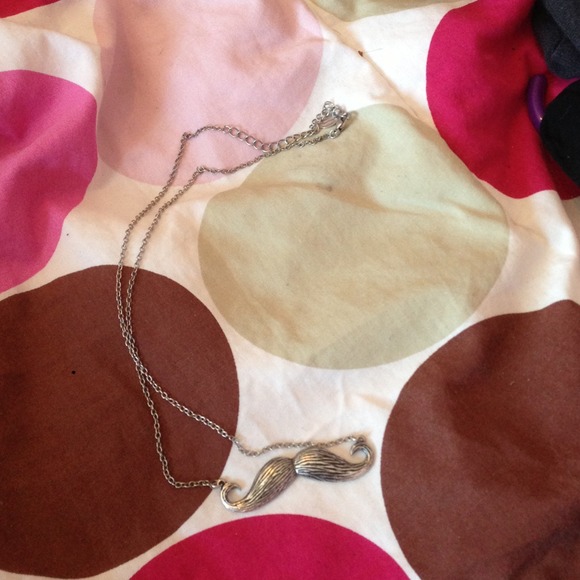 Mustache necklace