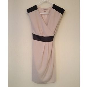 Cream cocktail dress