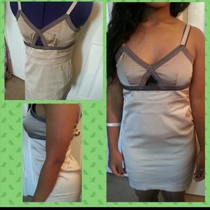 $10 Romeo & Juliet courtoure taupe colored dress.