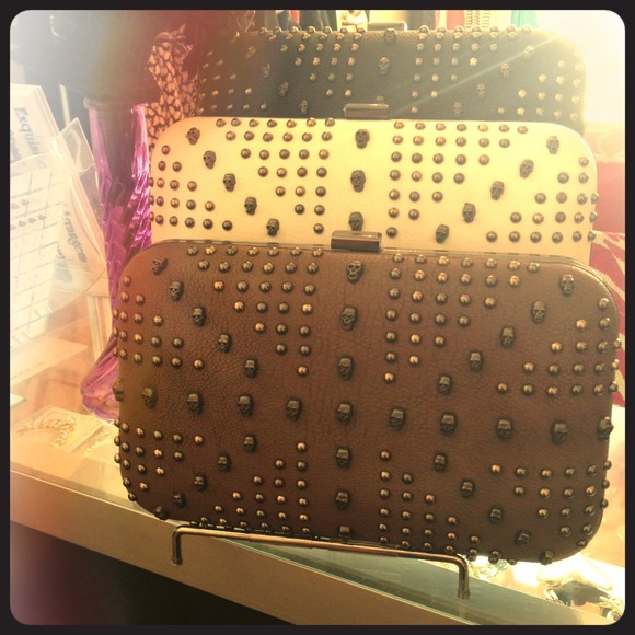 Brand NEW skull clutch/purse