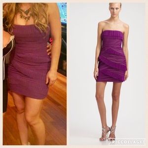 Bcbg MaxAzria strapless cocktail dress