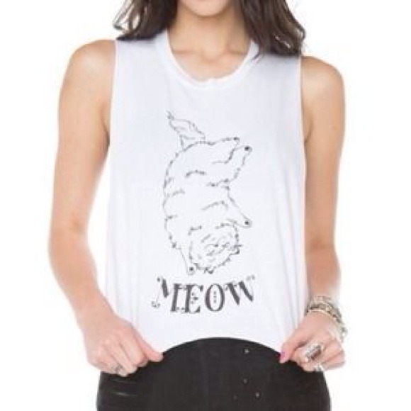 Brandy Melville Sadie Meow Tank - Picture 2 of 2