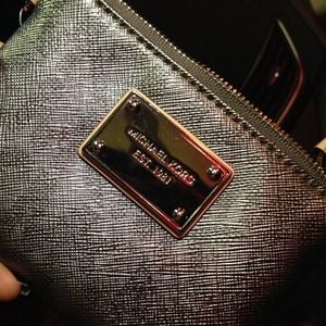Wristlet - Brand new! Michael Kors - Metallic Grey