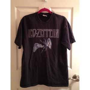 🍟Bundle🍟 Vntge Black Led Zeppelin & Depeche Node