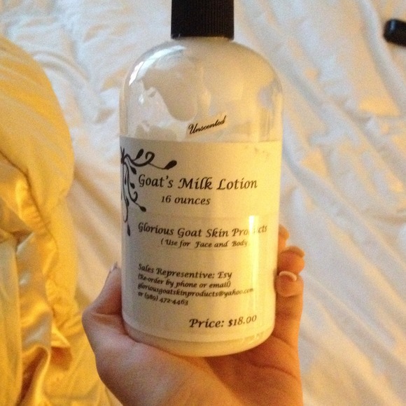 Goats milk lotion