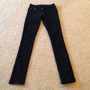 Basic black skinny jeans