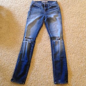J Brand Distressed Skinny Jeans