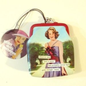 Anne Taintor coin purse