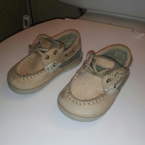 Baby sperrys Size 3 - Picture 1 of 4