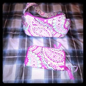 Vera Bradley small purse and wristlet.