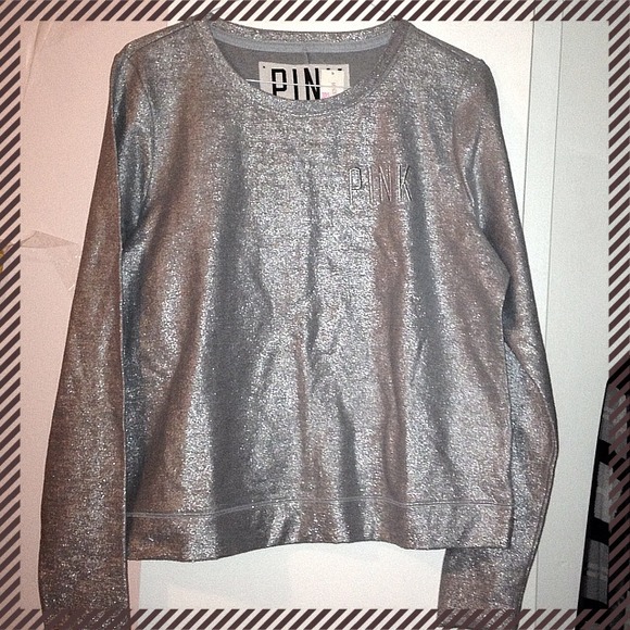 💢SOLD💢NWT VS PINK SPARKLY SWEATER.
