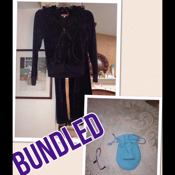 Juicy Couture sweat suit & Tiffany b