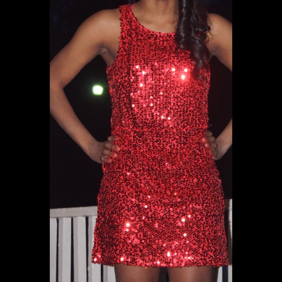 Red sequin party or prom dress! PRICE NEGOTIABLE