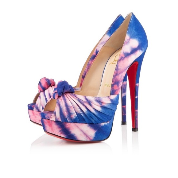Christian Louboutin Jenny Pump 150mm Blue Pink7/37