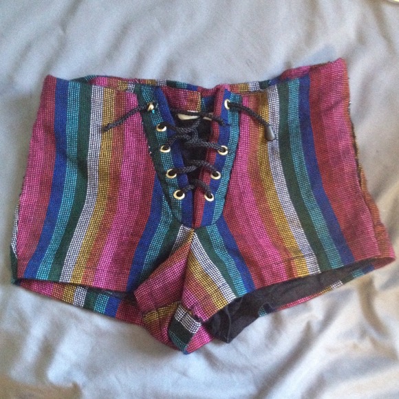 Jens Pirate Booty Lace up Shorts