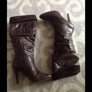 Aldo brown leather boots