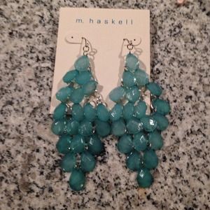 Chandelier earrings from Macy's