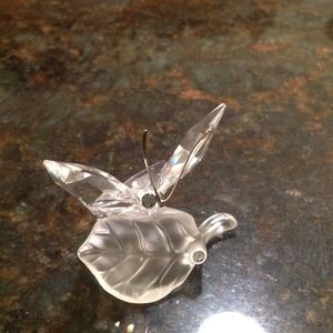 Swarovski Butterfly on Leaf