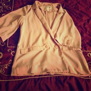 🎀 NWOT retro pink boyfriend blazer 💖