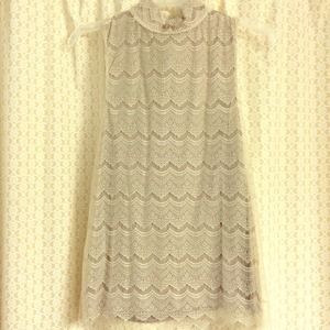 Brand new gorgeous lace sleeveless tee