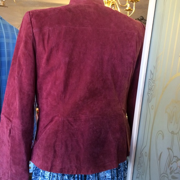 π»πHP 2/7πPAMELA MCCOY SUEDE LEATHER FRINGE JCKT - Picture 3 of 4