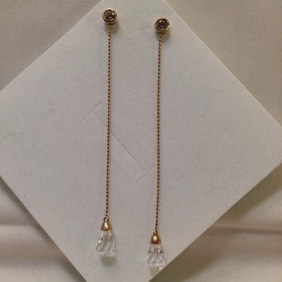 Real crustal earrings