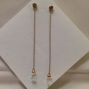 Real crustal earrings