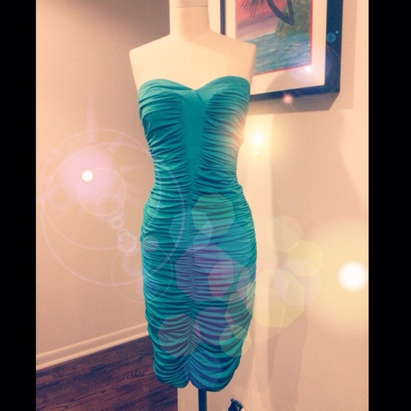 Marciano teal dress