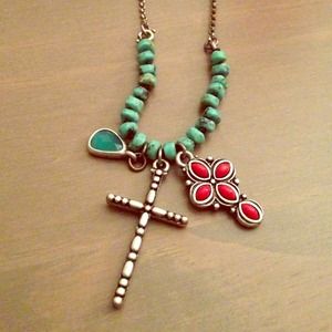 Lucky Brand Cross Necklace
