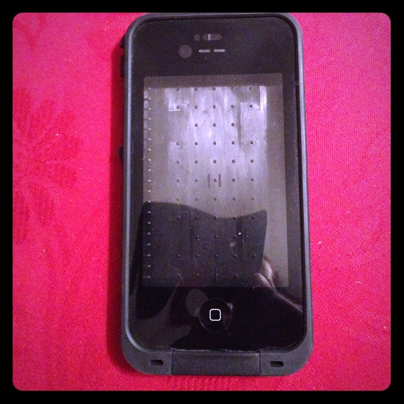 NEW Black Life Proof Case for iPhone 4