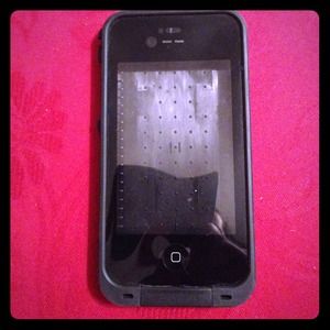 NEW Black Life Proof Case for iPhone 4