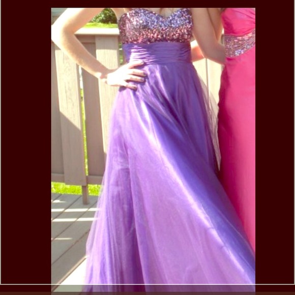 Purple Prom dress!
