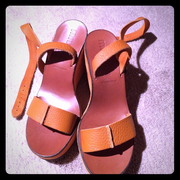 Miu miu for prada wedges