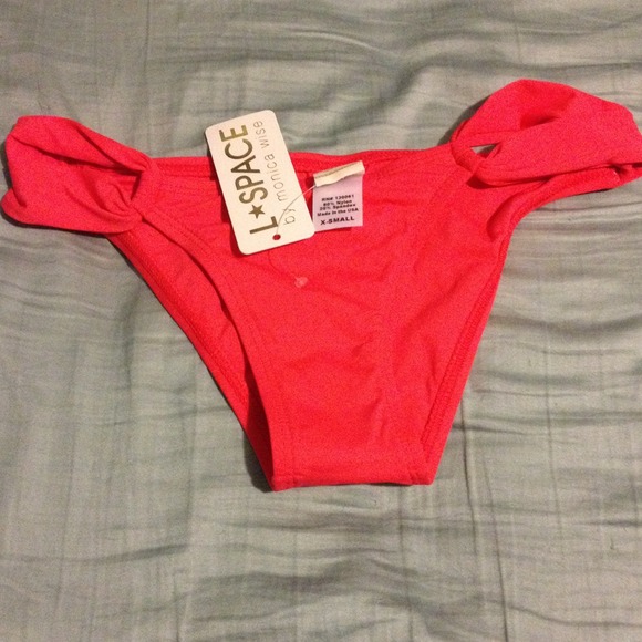 L Space Pink Taboo Bikini Bottom