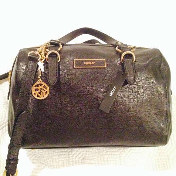 DKNY Bags Donna Karan Black Leather Pursehandbag Poshmark